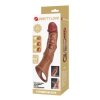 Pretty Love Extension Penis Sleeve with Modular Length Blocks Brown – 28 cm